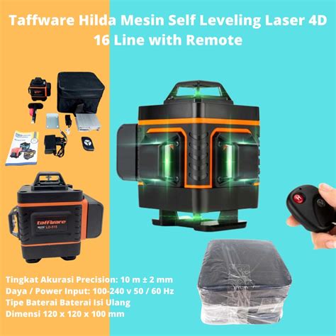 Jual Taffware Hilda Mesin Self Leveling Laser D Line With Remote Ld