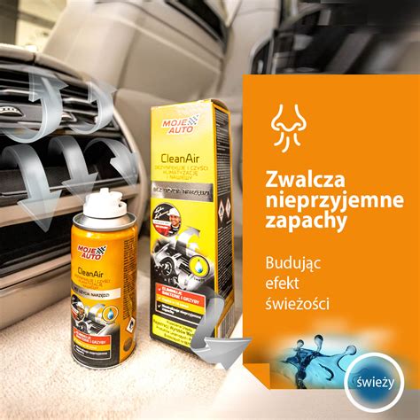 Moje Auto CleanAir odświeżacz klimatyzacji i nawiewów 150ml Świeży