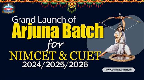 Grand Launch Of Arjuna Batch W Exciting Offers Diwali Foundation