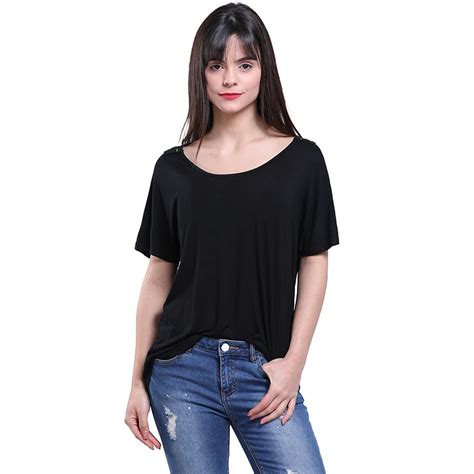 2018 New Sexy Slash Neck Women T Shirt Women Black Short Sleeve T Shirts In T Shirts From Women