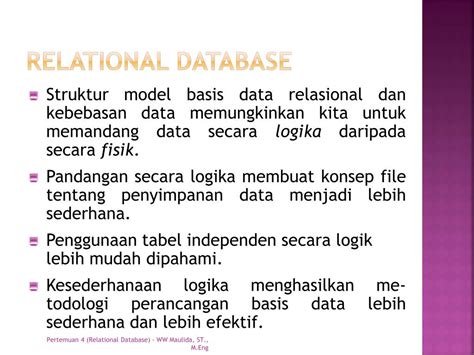 Ppt Basis Data Relasional Powerpoint Presentation Free Download Id 3871758