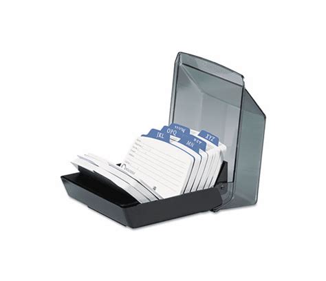 Rol Petite Covered Tray Card File Holds