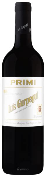 2018 Luis Gurpegui Muga Primi Tempranillo Vivino