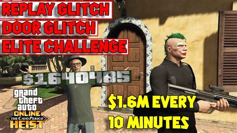 The Ultimate Cayo Perico Heist Replay Glitch Door Glitch Elite