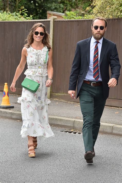 Pippa Middleton Looks Lovely In A Tiered Floral Dress For The Wimbledon