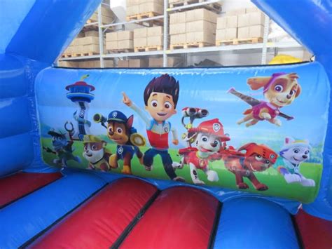 Paw Patrol Bouncy Castle With Slide Hire Boston Spalding Holbeach