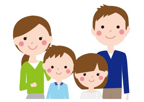 Free Vectors | 4-person family