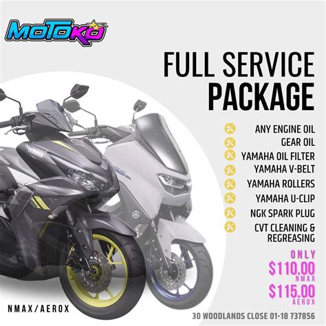 Aerox Nmax Full Servicing Motorcycles Motorcycle Accessories On Carousell