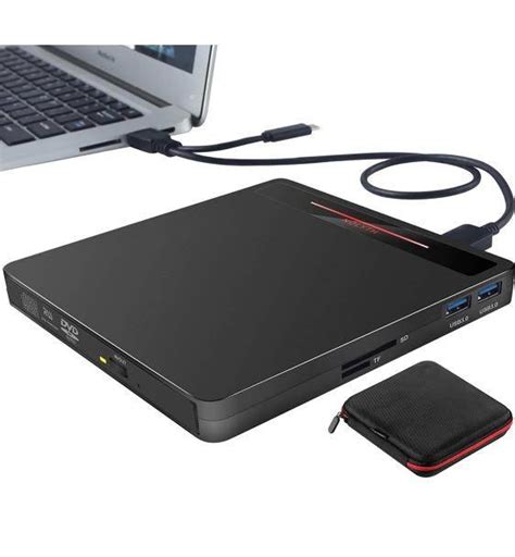 Nolyth External Dvd Drive In Usb Type C Slim Portable Cd