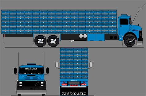 RBR DESENHOS DE CAMINHÕES MB 1113 BOIADEIRO