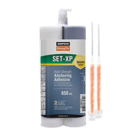 SET XP High Strength Epoxy Anchoring Adhesive By Simpson Strong Tie EBOSS