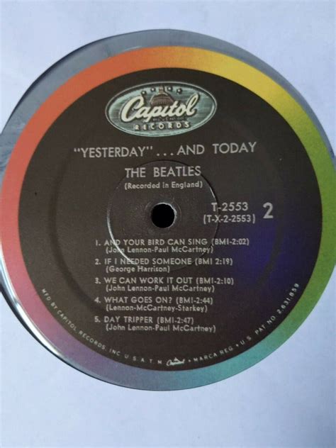 popsike.com - THE BEATLES YESTERDAY AND TODAY BUTCHER COVER COLOR VINYL MONO LP - auction details