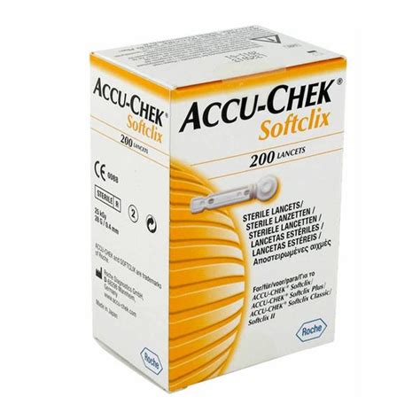 Accu-Chek Softclix Lancets 200's - Sterile Lancets for Smooth Blood Glucose Testing | Netmeds