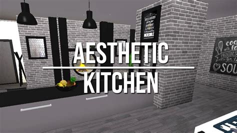 Roblox Welcome To Bloxburg Aesthetic Kitchen 35k Youtube