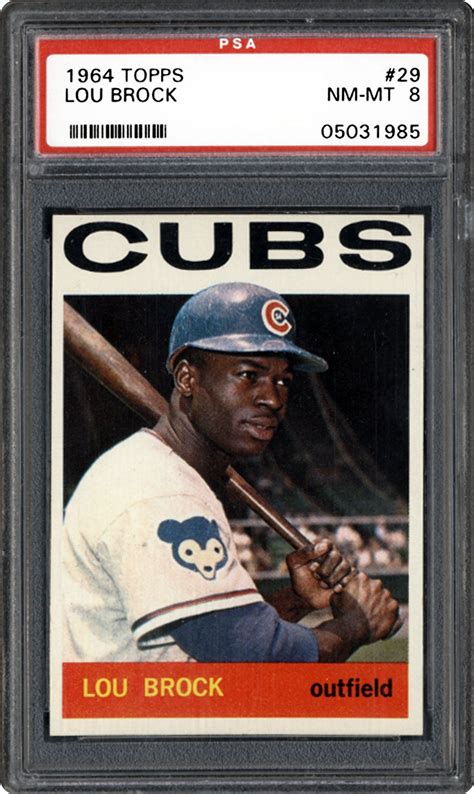 1964 Topps Lou Brock PSA CardFacts