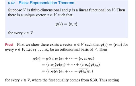 Solved Riesz Representation Theorem Suppose V Is Chegg