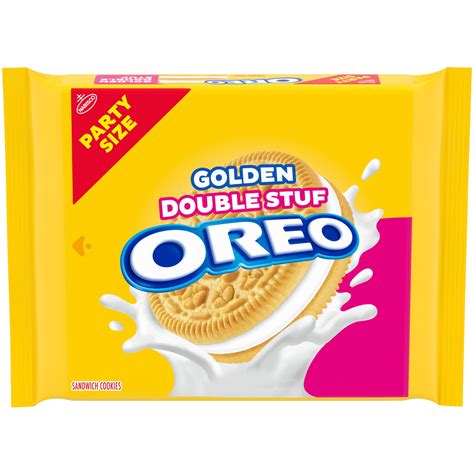 OREO Double Stuf Golden OIF8 Sandwich Cookies Party Size 24 95 Oz