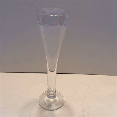 Vintage Mid-Century Crystal Champagne Flutes - A Pair | Chairish