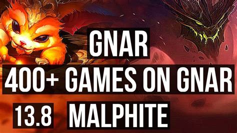 Gnar Vs Malphite Top Rank Gnar M Mastery Games