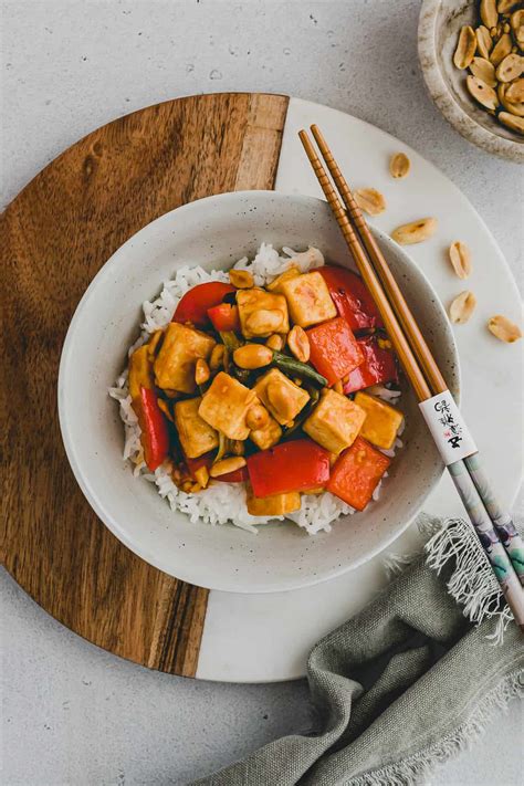 Vegan Kung Pao Tofu Recipe Aline Made