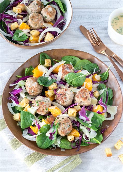 Pork And Fennel Meatball Salads Recipe Your Ultimate Menu