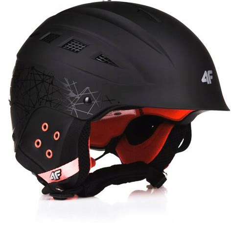 Kask Narciarski 4F Czarny KSD001 XS Obw 53 54 Akcesoria Kaski