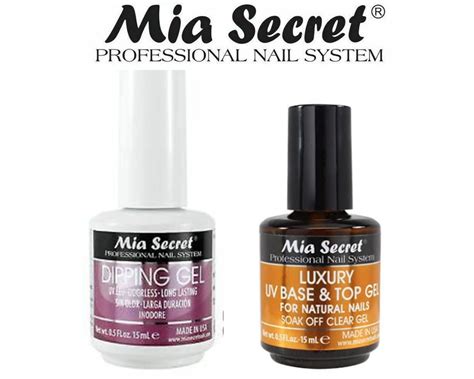 Mia Secret Luxury UV Base and UV LED DIPPING GEL 0.5 oz - Walmart.com