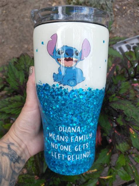 Lilo And Stitch Glitter With Stars Oz Personalized Etsy