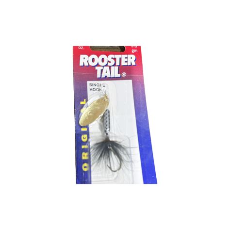 Wordens S208 BL Rooster Tail In Line Spinner 2 1 4 1 8 Oz Single