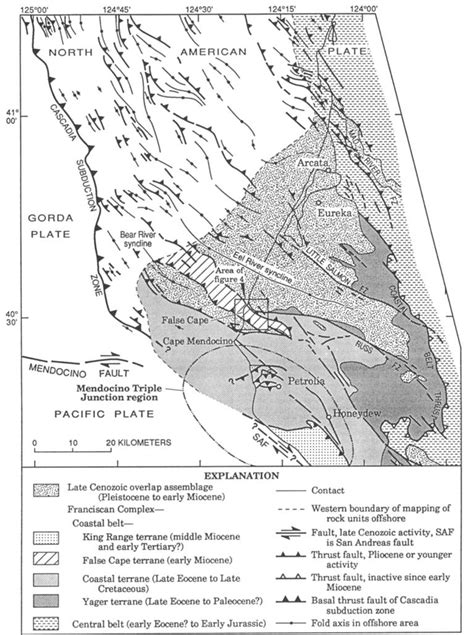 Generalized local geology of the Coast Ranges and the immediate ...