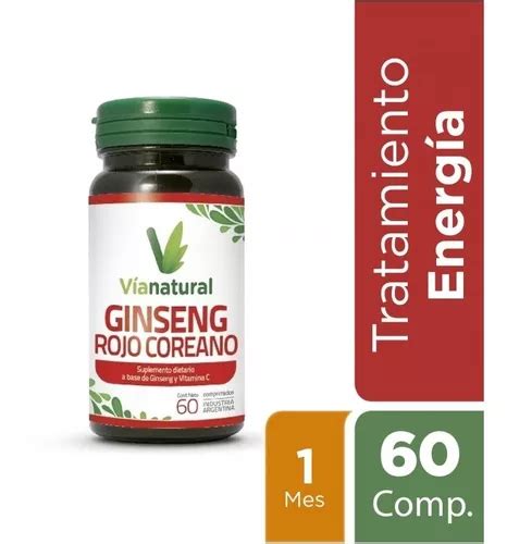 Ginseng Rojo Coreano Energía Vitalidad Memoria MercadoLibre