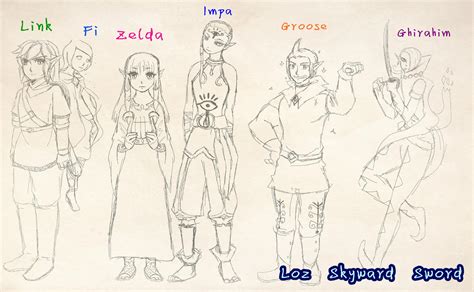 skyward sword Characters by Christy58ying on DeviantArt