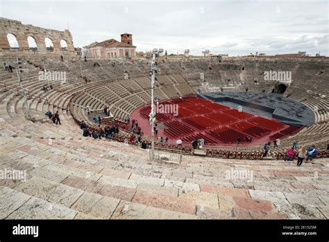 Verona Italy May 1 2016 Roman Amphitheatre In Verona Italy The