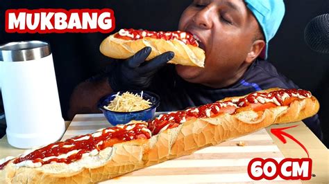 Cachorro Quente Gigante Mukbang Lucasasmr Youtube