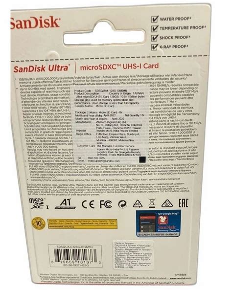 Sandisk Ultra Gb Micro Sdxc Memory Card Model Name Number Sdsquar