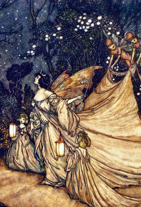 Vintagegal “ The Meeting Of Oberon And Titania By Arthur Rackham 1905