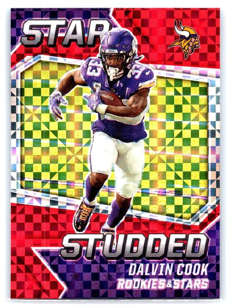 2021 Panini Rookies Stars SS 2 Star Studded Red Checkerboard Dalvin