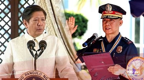 PBBM Itinalaga Si LtGen Emmanuel Peralta Bilang OIC Ng PNP