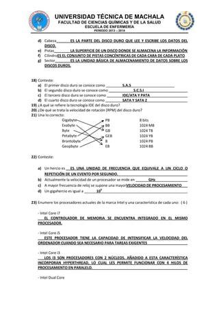 Cuestionario De Informatica Terminado Pdf