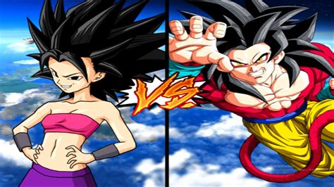 Caulifla VS Goku SSJ 4 Dragon Ball Z Budokai Tenkaichi 3 ARMAGEDDON