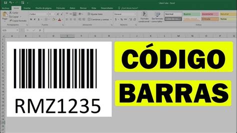 C Mo Generar C Digos De Barras En Excel Cosmo Del Como