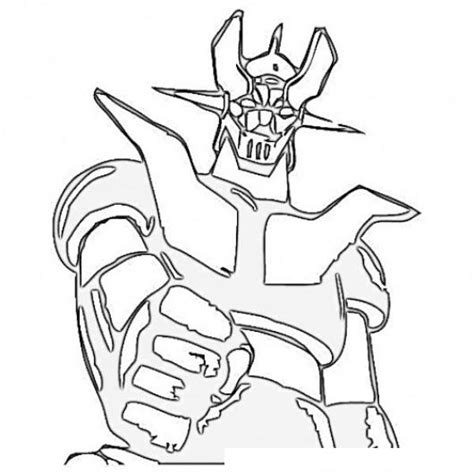 Lista Imagen Dibujos De Mazinger Z Para Imprimir Mirada Tensa