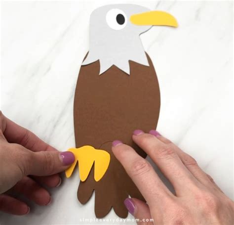 Handprint Bald Eagle Craft For Kids Free Template Artofit