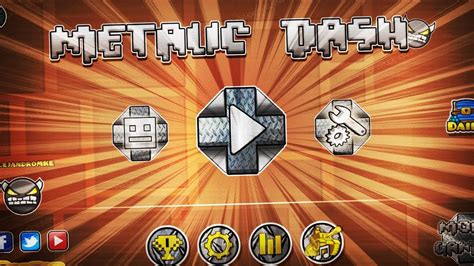 Descarga ¡¡el Mejor Texture Pack Que He Hecho [metalic Dash] Android Y Pc Geometry Dash 2 11