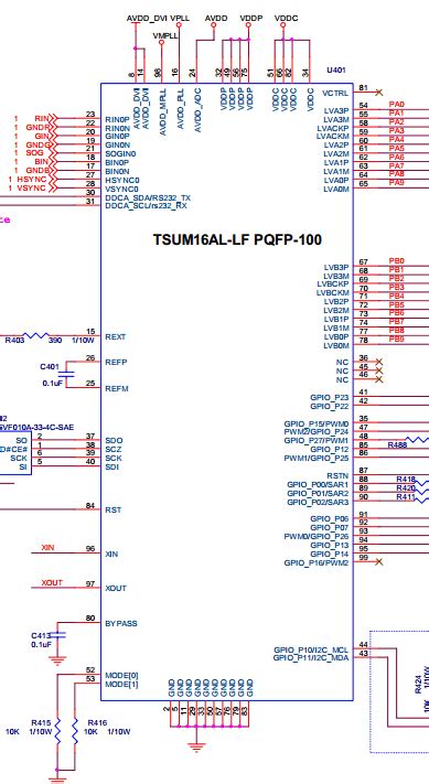 Tsum Al Lf Datasheet Pqfp Lcd Driver Mstar