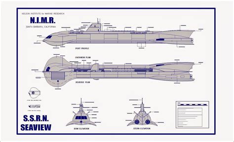 Voyage To The Bottom Of The Sea Usos Seaview Blueprints