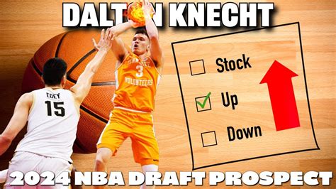 2024 Nba Draft Prospect Dalton Knecht Tennessee Youtube