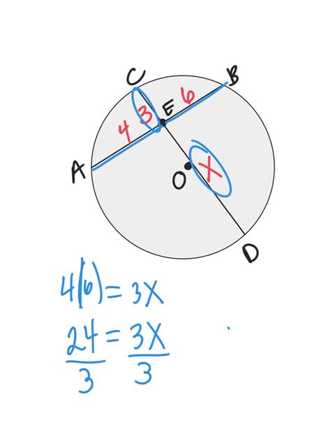 Solved In The Accompanying Diagram Of Circle O Chords Ab And Cd