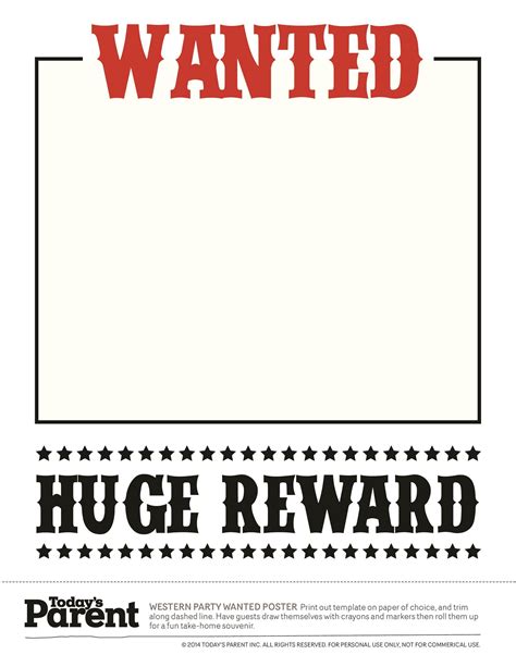 19 Free Wanted Poster Templates Fbi And Old West Artofit