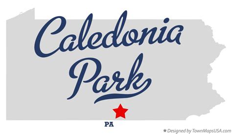 Map of Caledonia Park, PA, Pennsylvania